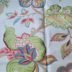 Richloom large scale floral fabric 2 yards Home decor